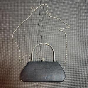 2 Nine West Small Purse Clutch Handbag Crossbody Shoulder Bag Leopard Black